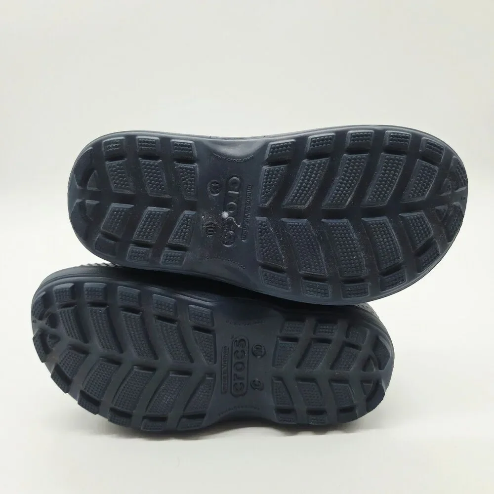 Crocs Toddler Handle It Rain Boots Navy Size 10c
